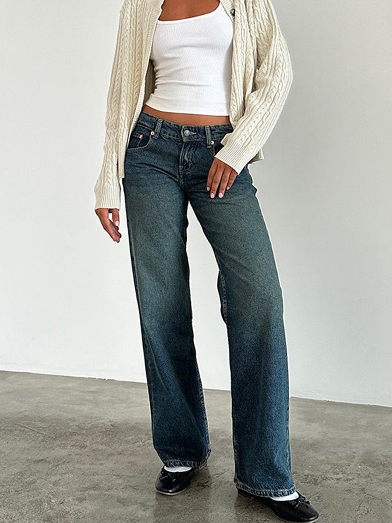 Wide jeans