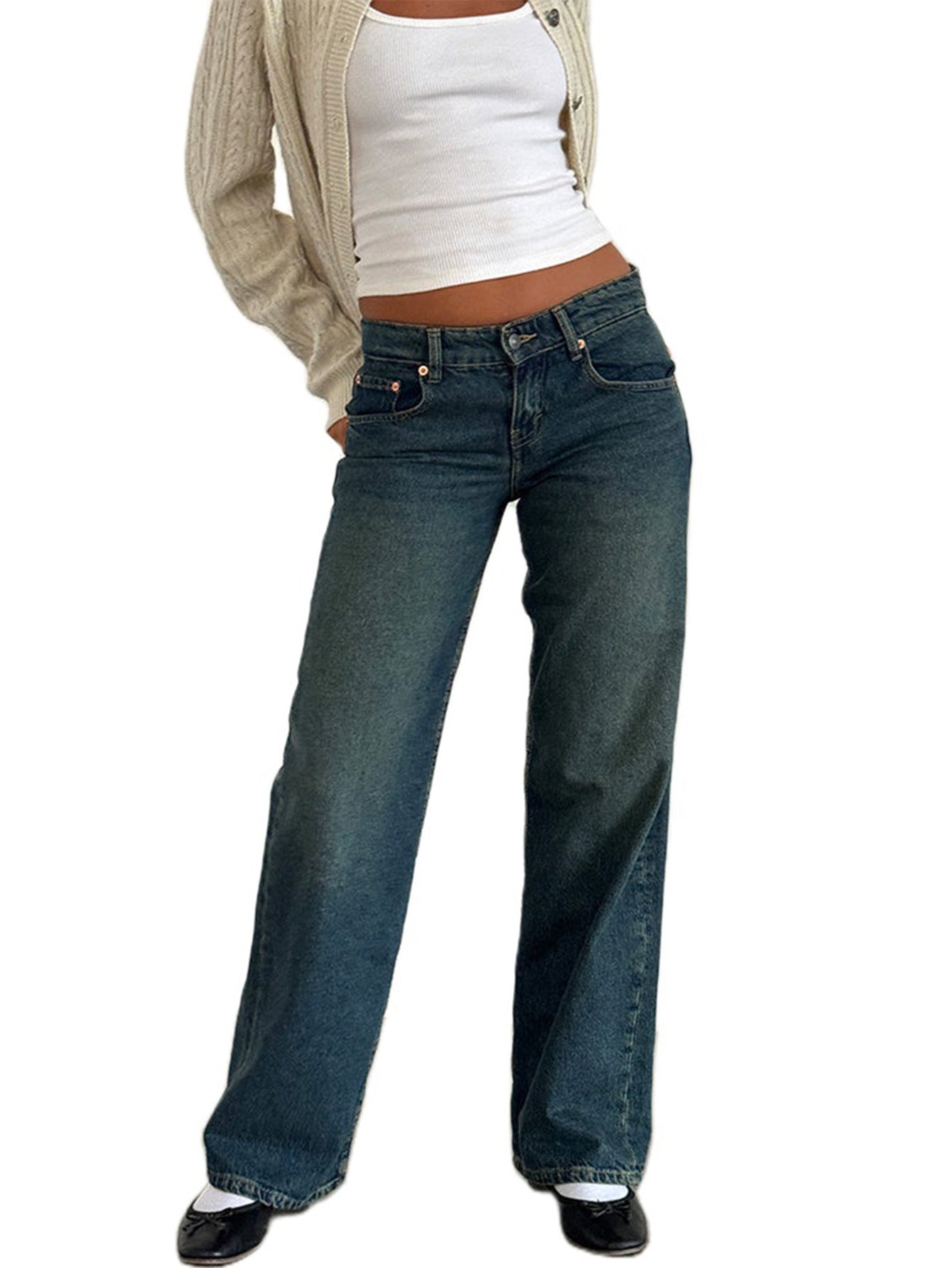 Wide jeans