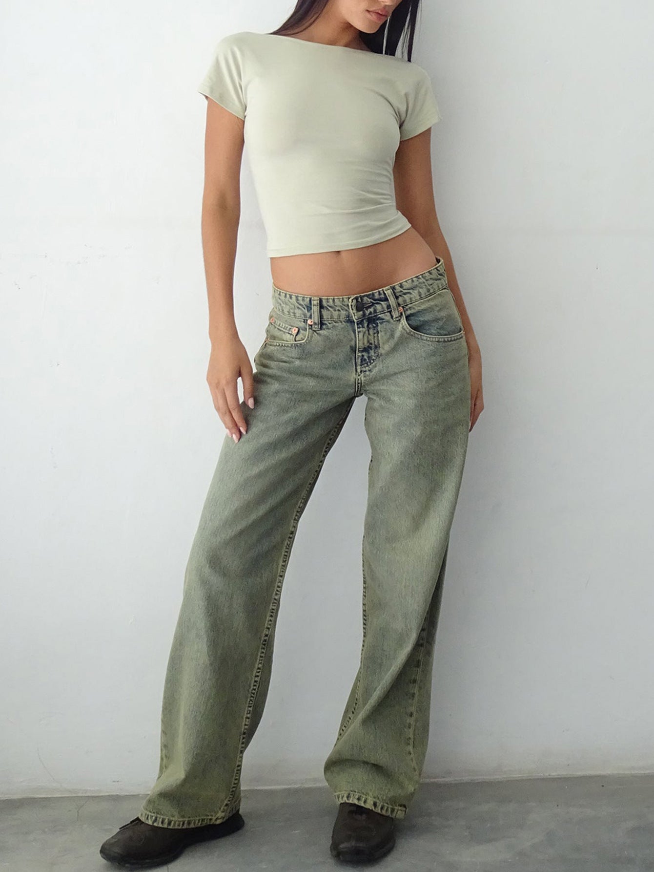 Wide jeans